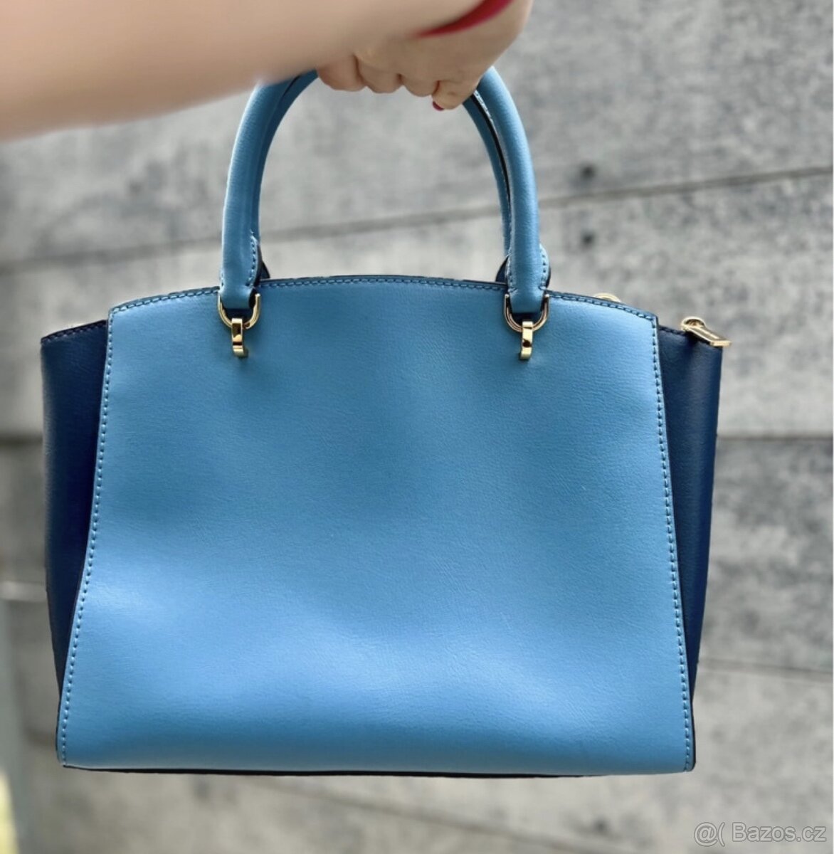 Modrá kabelka Michael Kors - 2