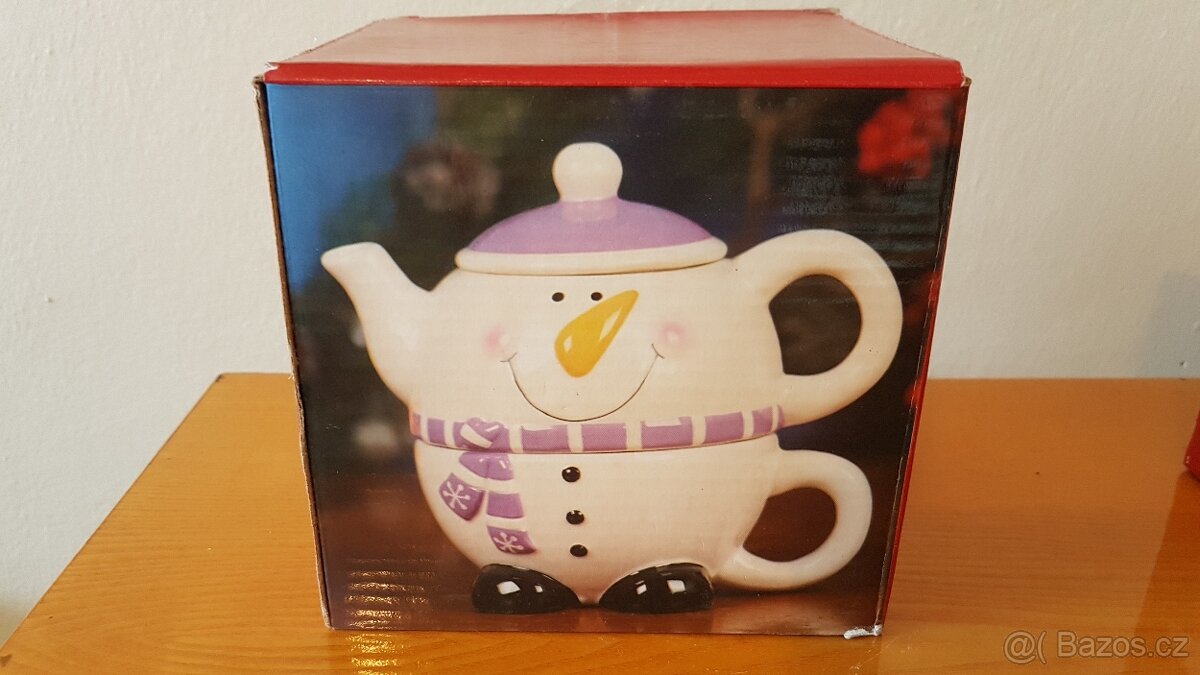 Konvička na čaj, hrnek s konvičkou - 2