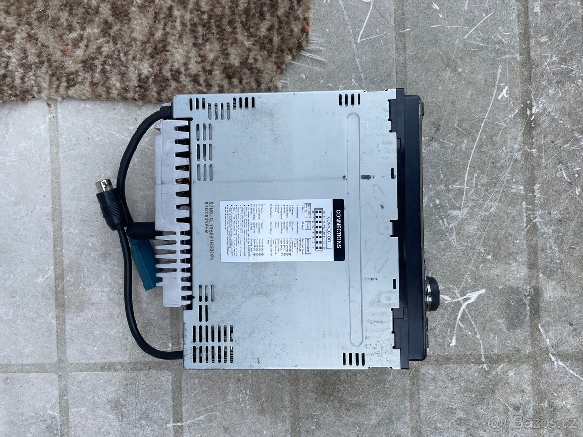 rádio - alpine cde-126bt - 2