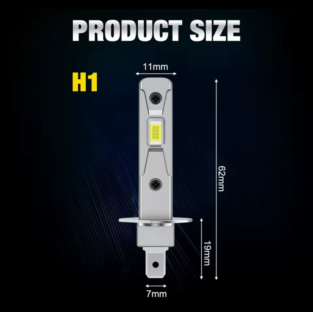 H1 Led 120w 20 000lm 6000k 2ks. - 2