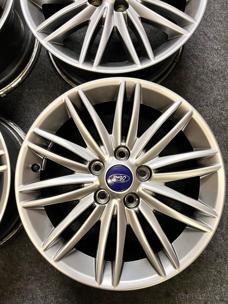 5x108 R16 originál alu disky Ford + senzor - 2