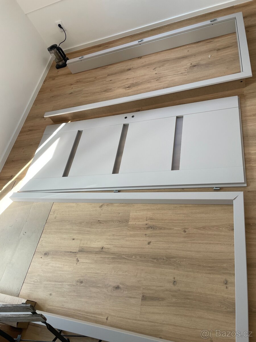 Dveře 80cm Levé + obložka (14-18cm) - kašmír prémium - 2