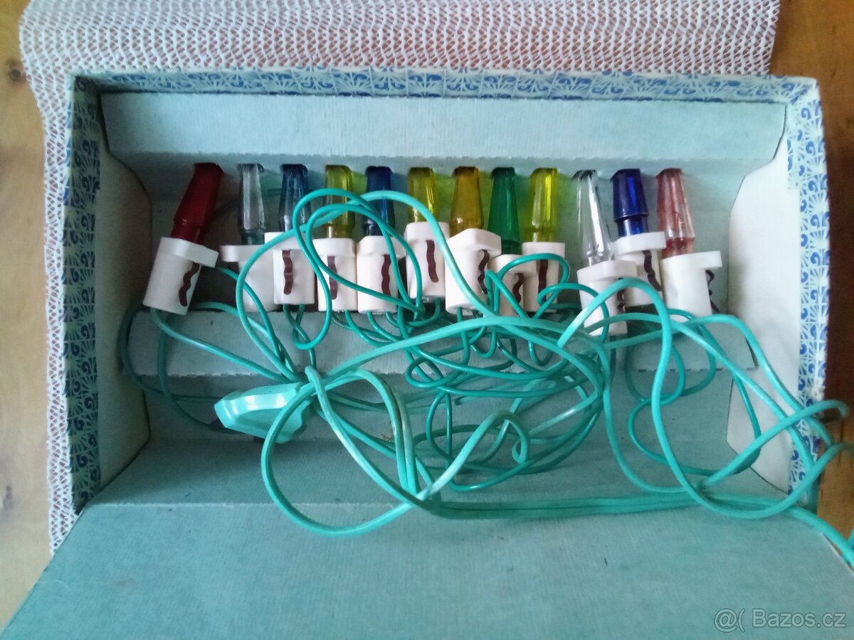 Stará, vánoční světýlka na stromeček -Zlatokov - 2