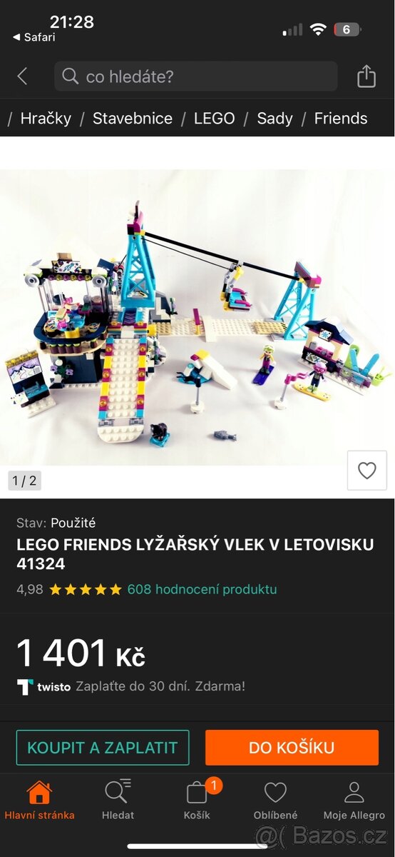 Lego friends lyžařský vlek - 2