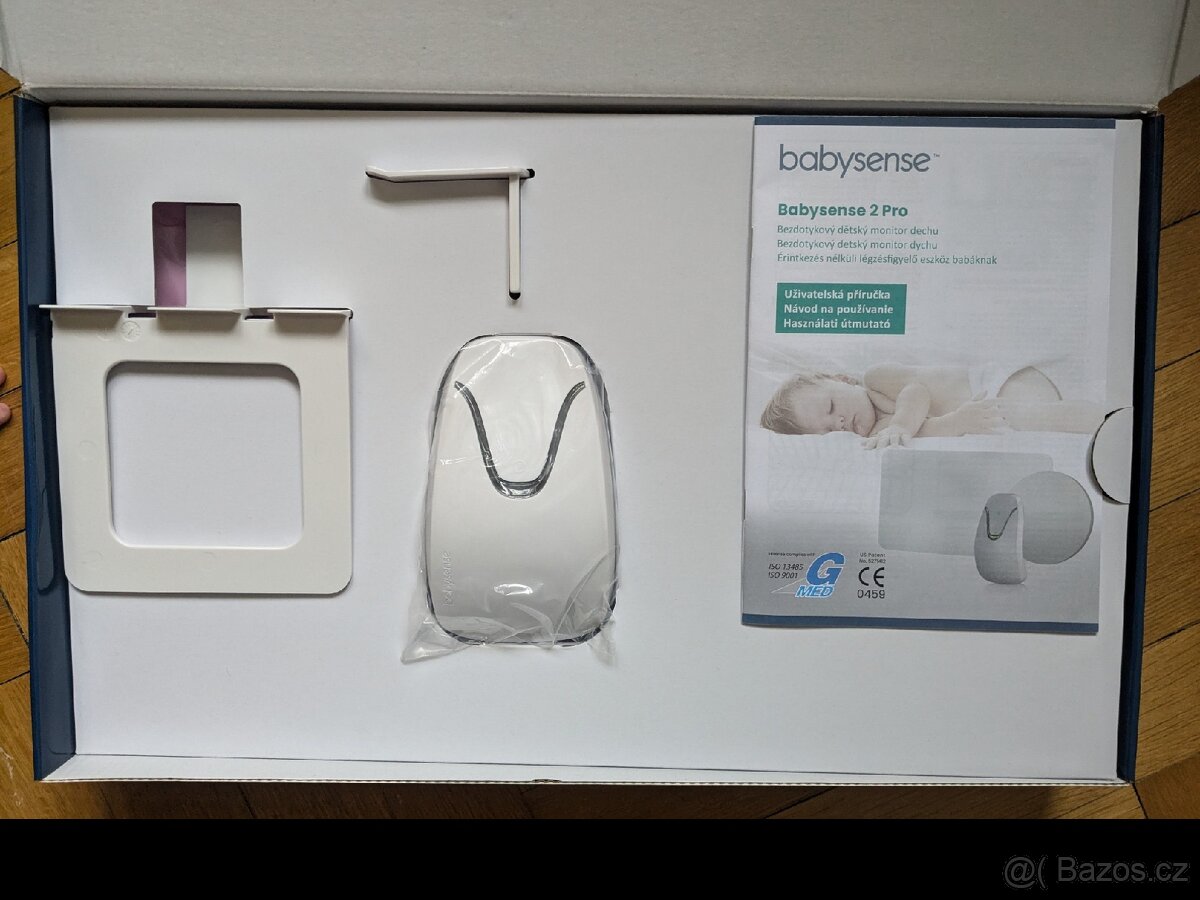 BabySense 2 Pro - dětský monitor dechu do postýlky (2ks) - 2