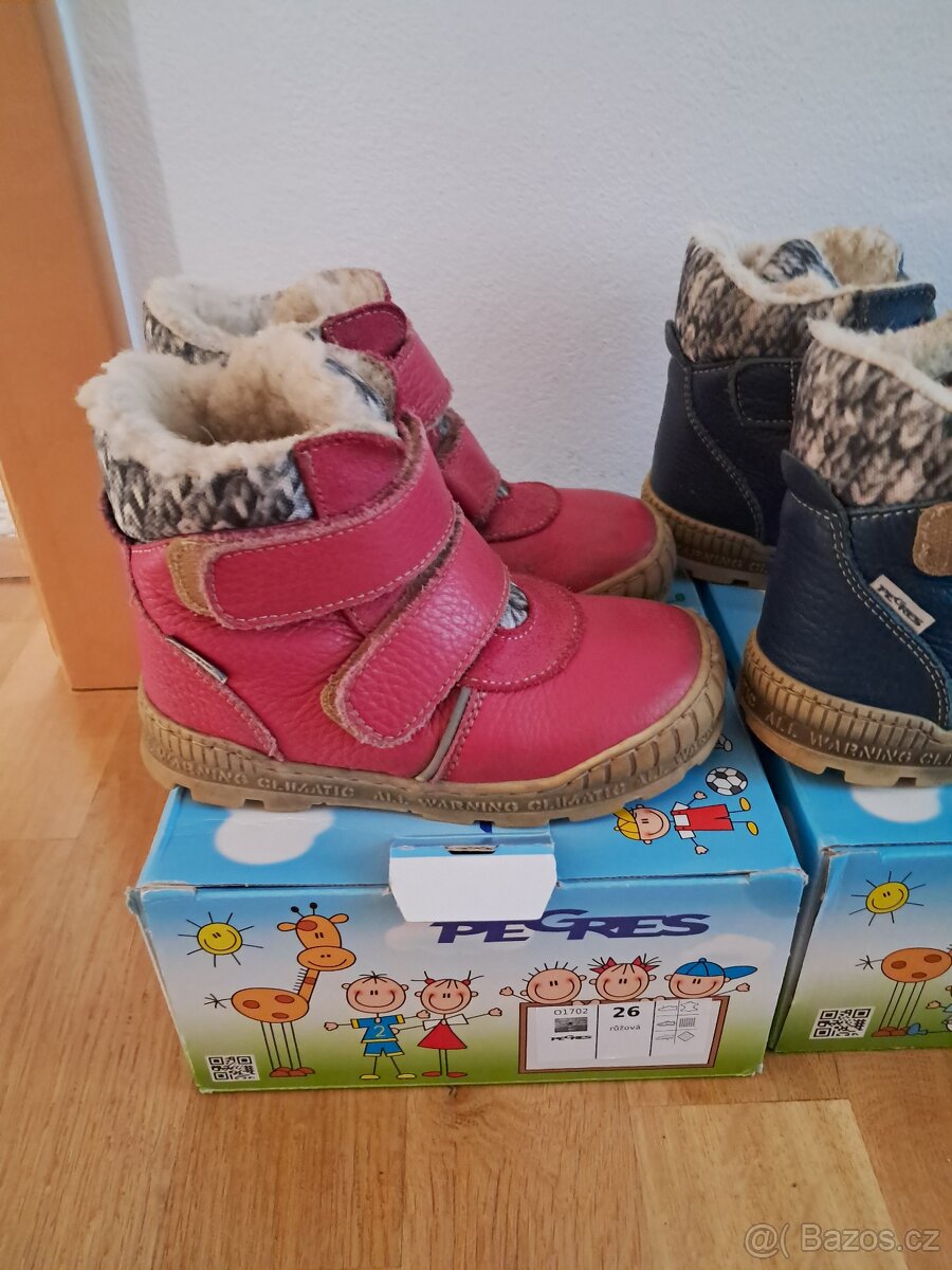 Zimní boty Pegres 1702 vel. 26, 27, 28, 29 - 2