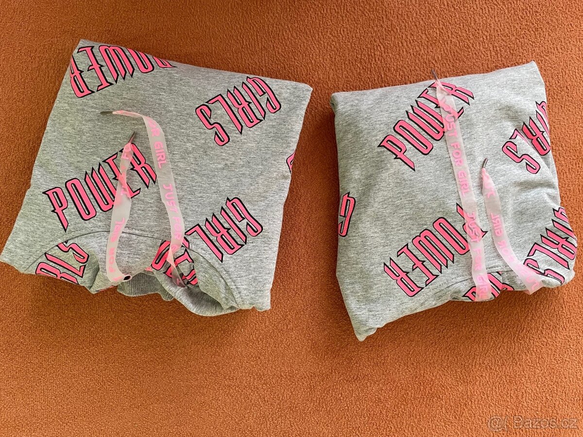 Dívčí mikina s kapucí GRACE, vel 134 - 2