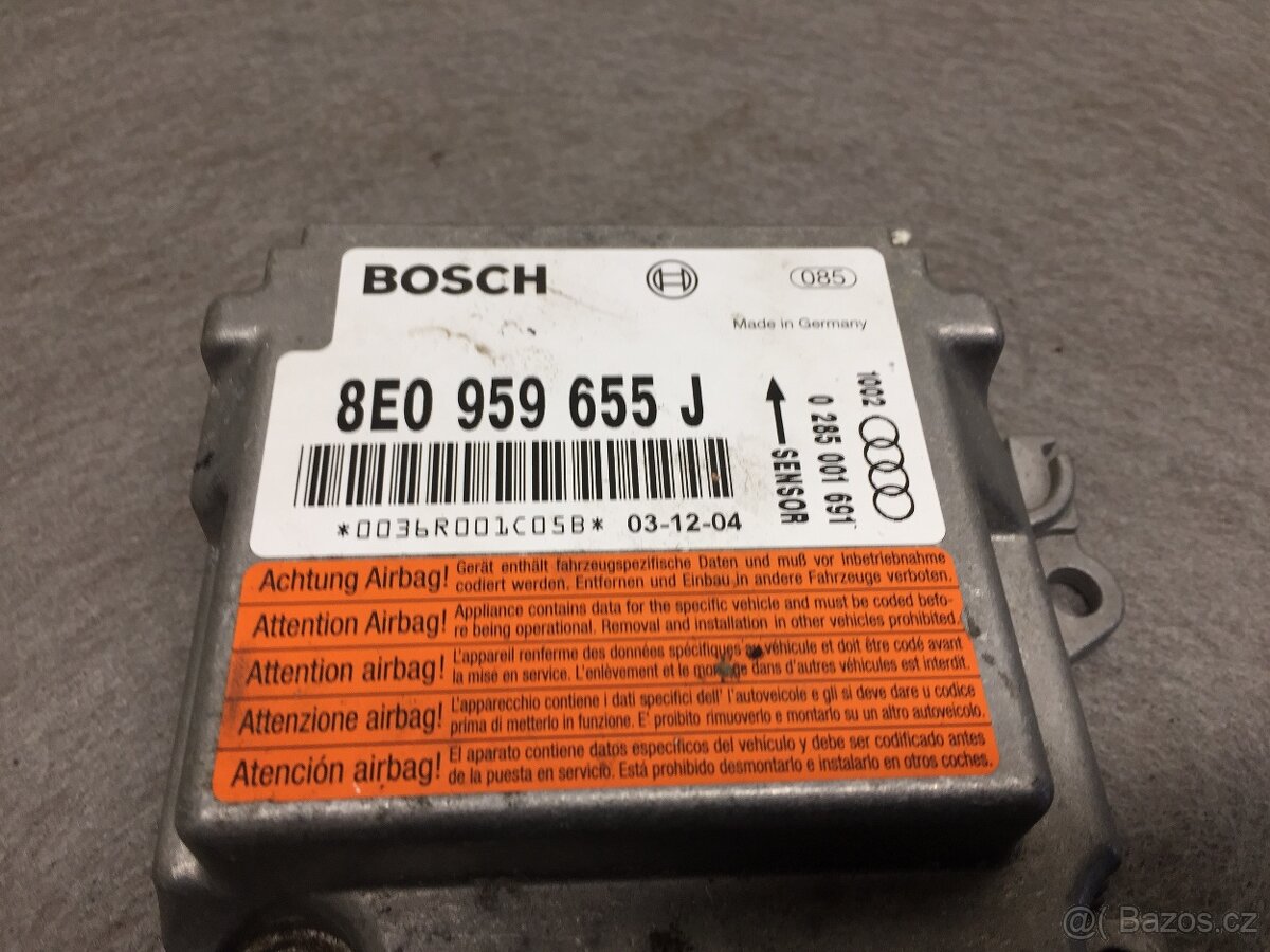 AUDI A4 B6, B7 2000-2007 - ŘJ AIRBAGU 8E0 959 655 J - 2
