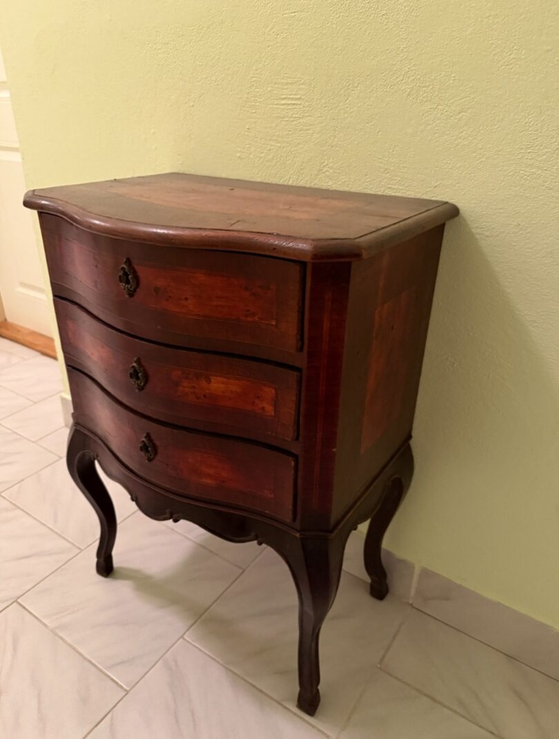 STAROŽITNÁ KOMODA 3X ŠUPLÍK - 2