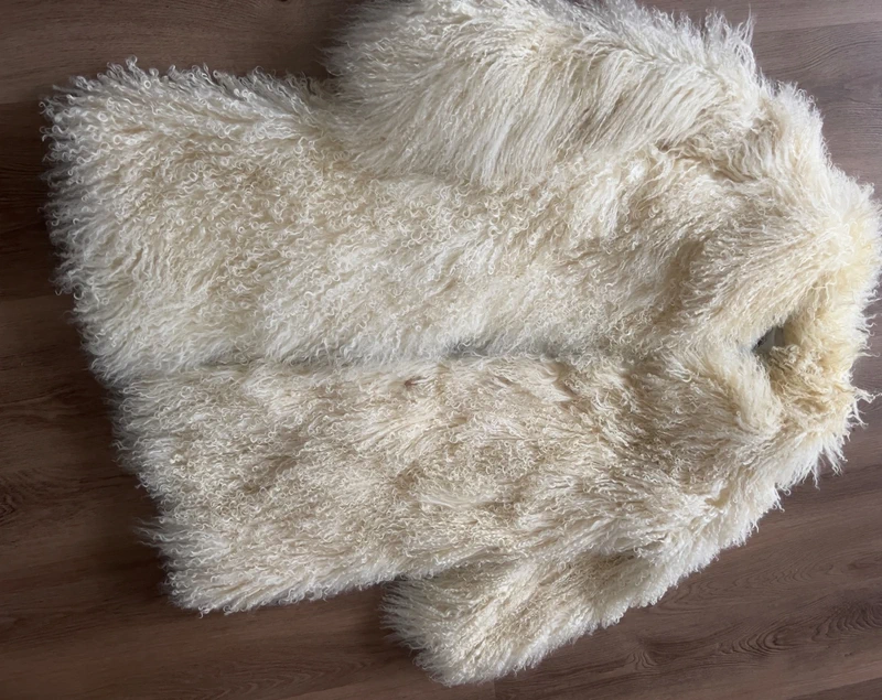 Luxusní kožišek mongolské střihané - 2