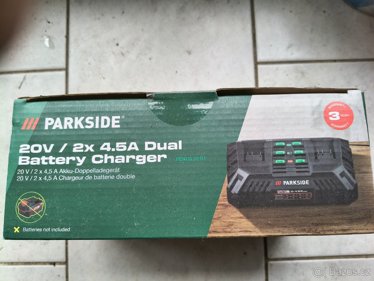 Dvojitá rychlonabíječka PARKSIDE - 2