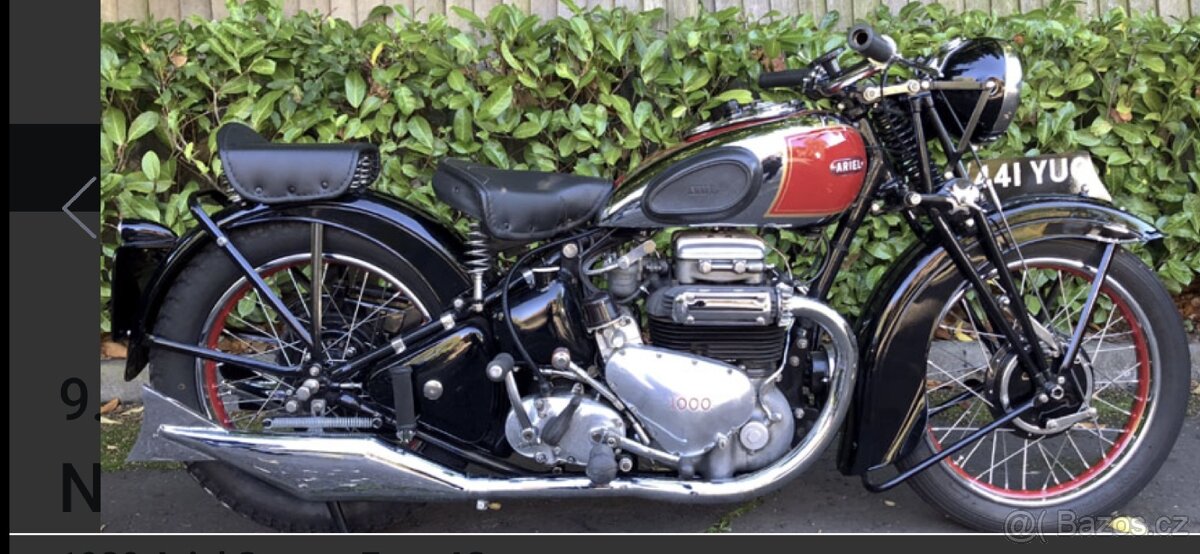 Koupim Ariel Square four 1000cc model 4H. - 2