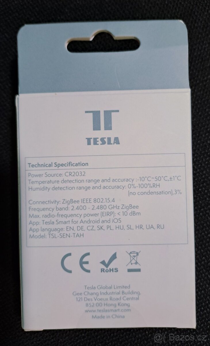 TESLA Smart Sensor Temperature and Humidity - 2