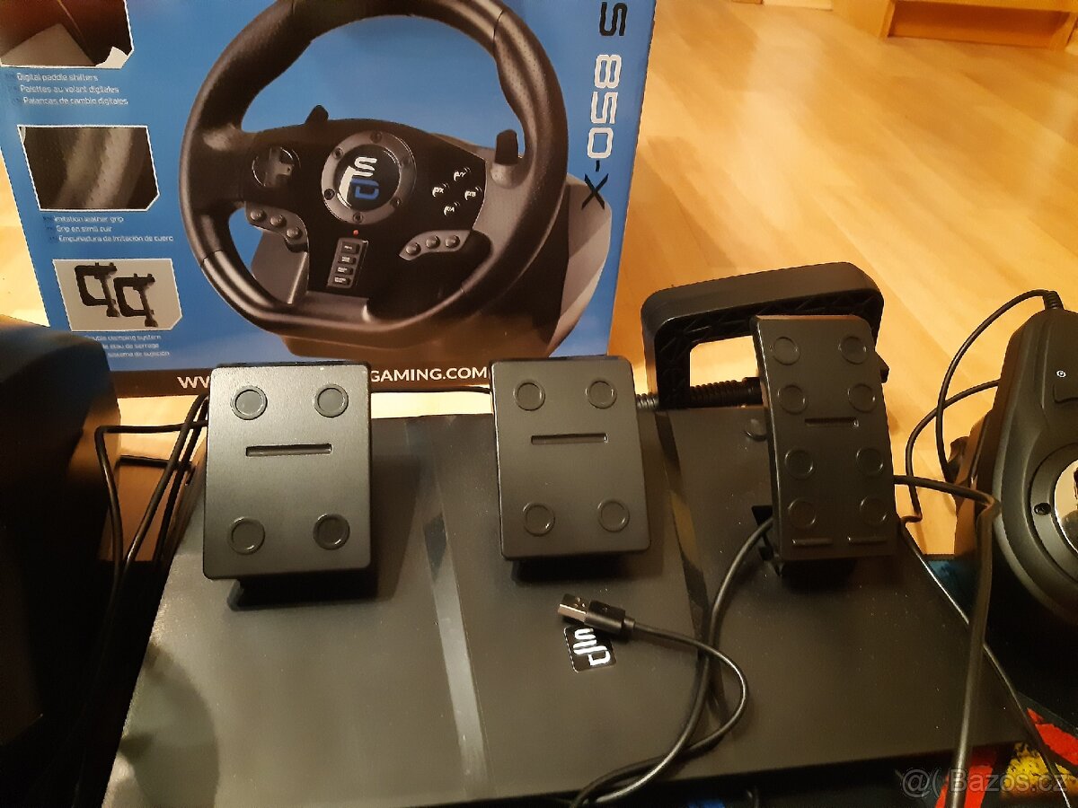 Herní volant Superdrive pro sport, GS 850 + řadící páka - 2