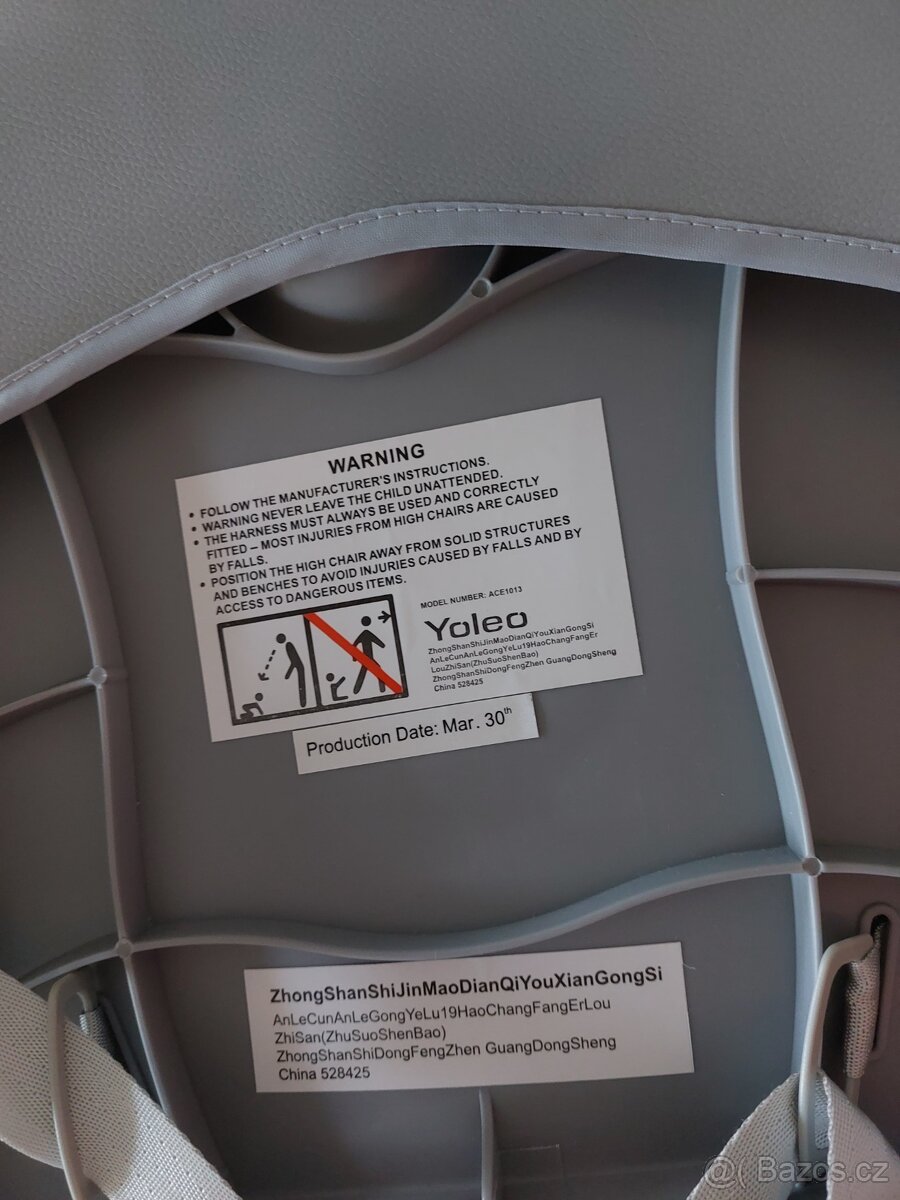 Predám detskú jedálenskú stoličku Yoleo – Baby Booster Chair - 2