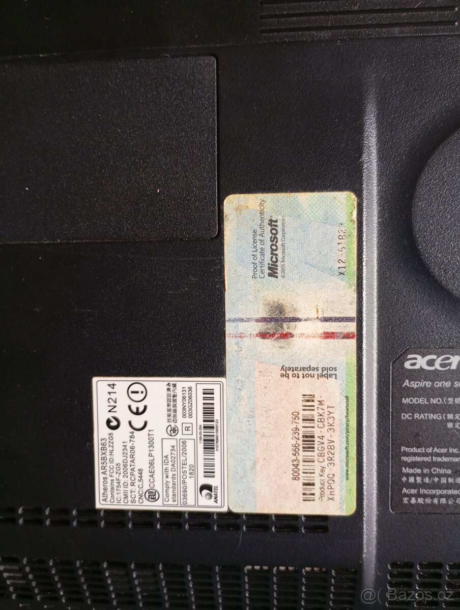 Acer aspire one. - 2