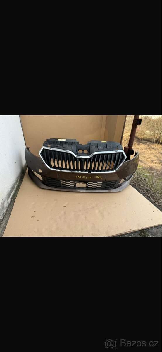 Přední nárazník Škoda Fabia III lift - 2
