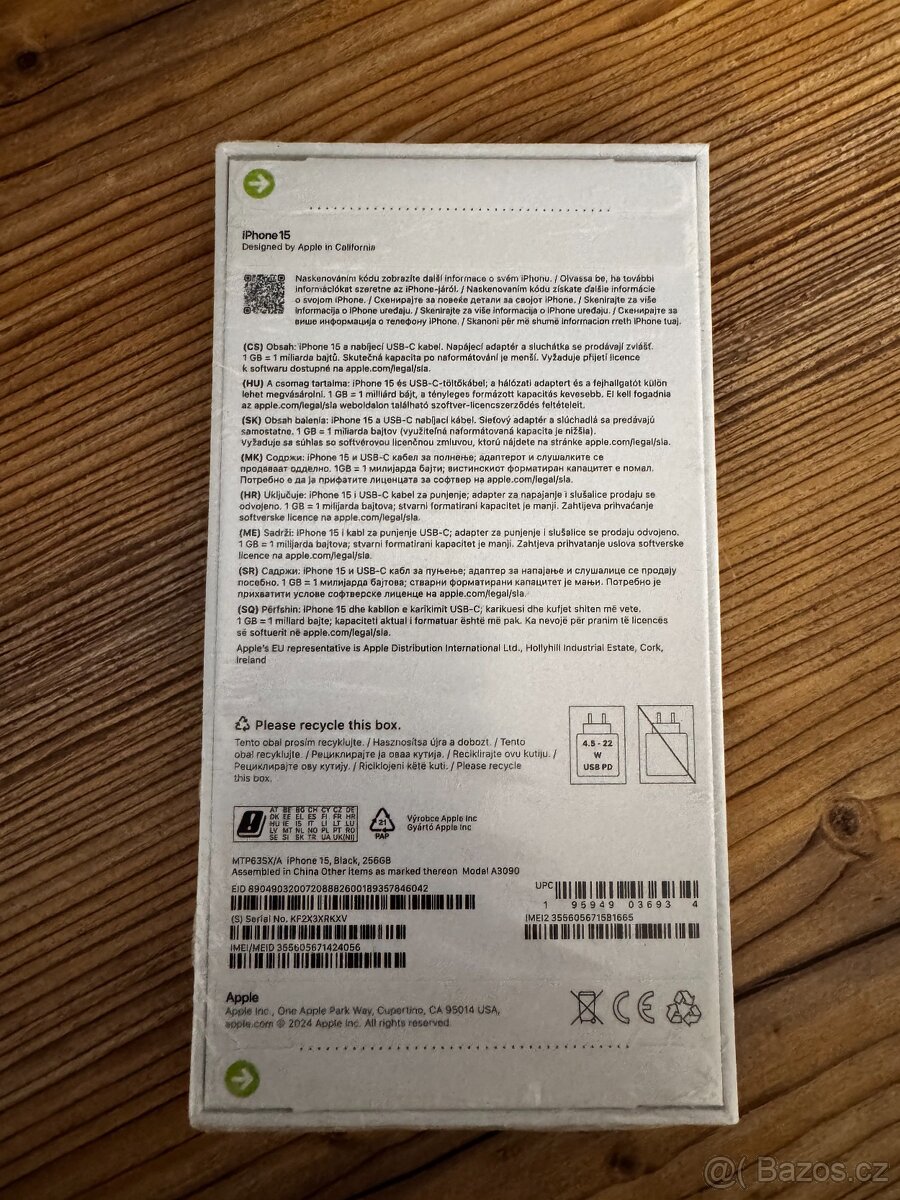 Iphone 15 255 gb (nerozbalený) - 2