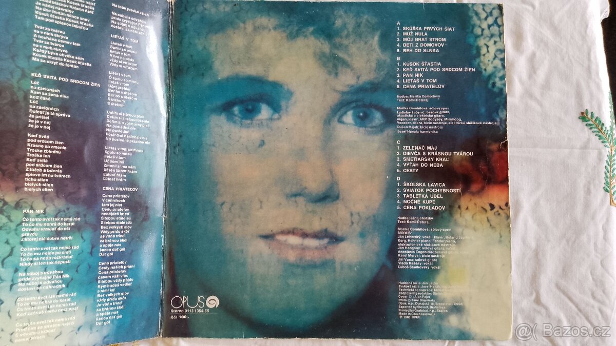 LP Marika Gombitová - Mince na dne fontán - 2