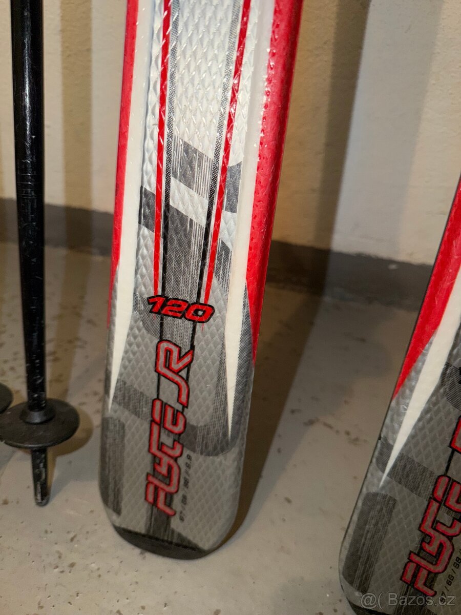 Dětské lyže + hůlky, 120cm - 2