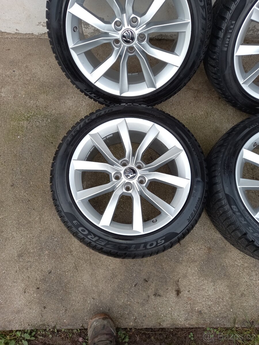 Zimni Originál alu kola skoda superb - 2