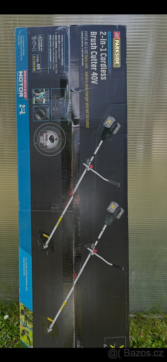 Aku křovinořez 2 v 1 - 2