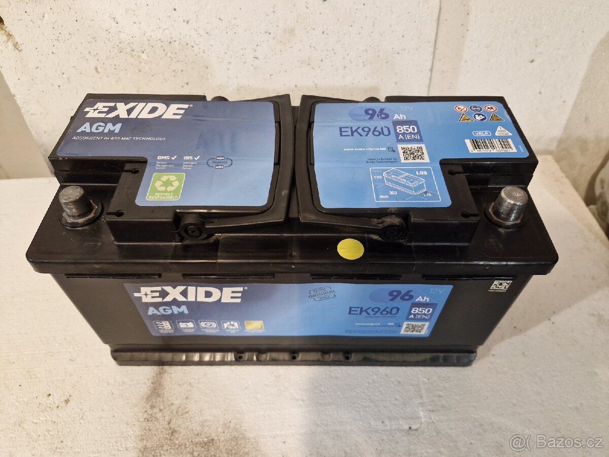 Exide AGM 96Ah EK960 - 2