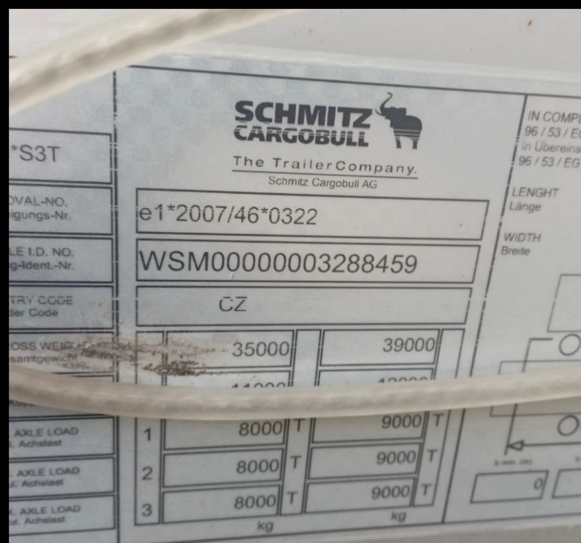 Návěs Schmitz plato - 2