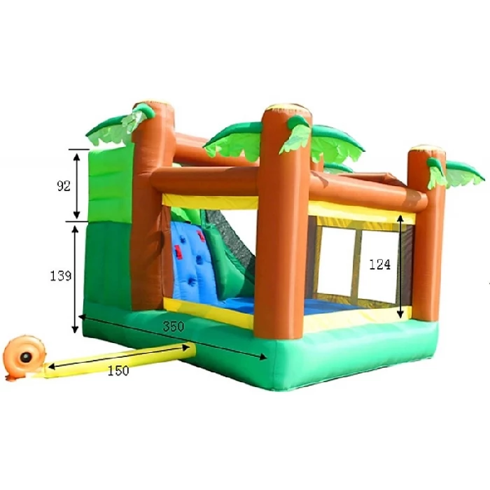 Skákací hrad Džungle se skluzavkou - 2