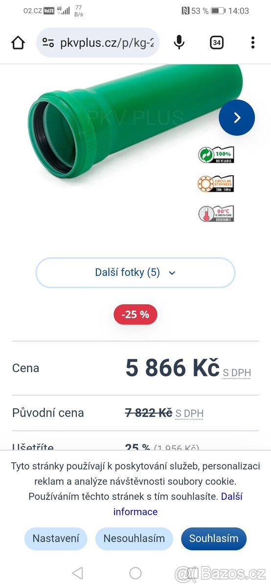 KG trubky, potrubí - 2