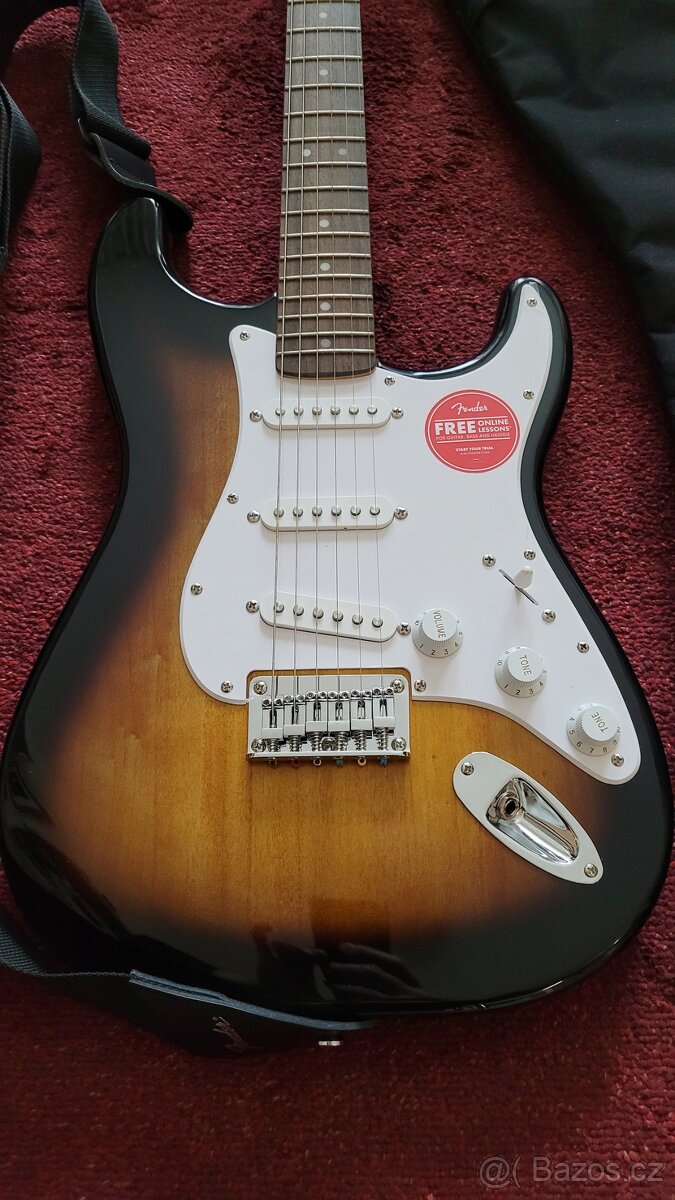 Fender Squier Bullet Stratocaster HT IL Brown Sunburst +obal - 2