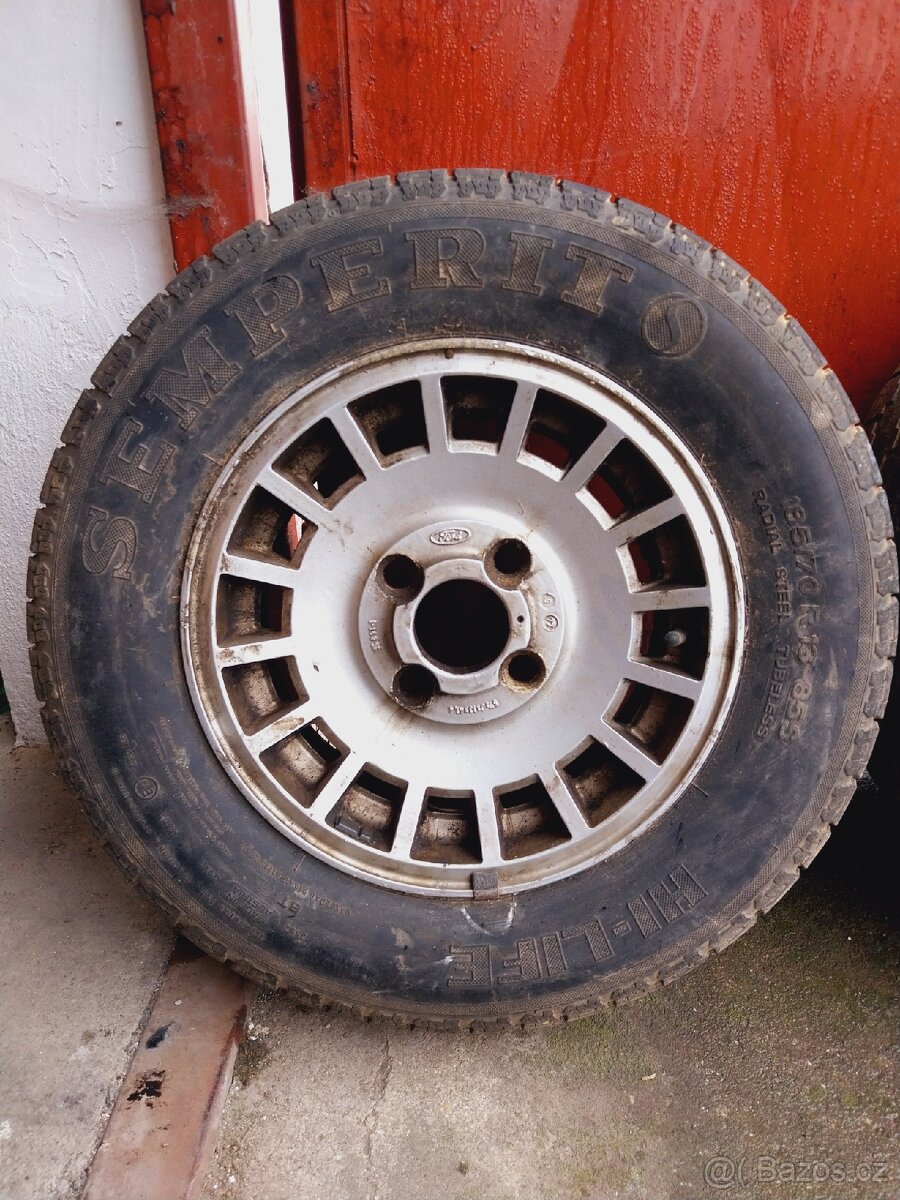 2x Alu kola Ford Taunus 4x108 185/70 R13 - 2
