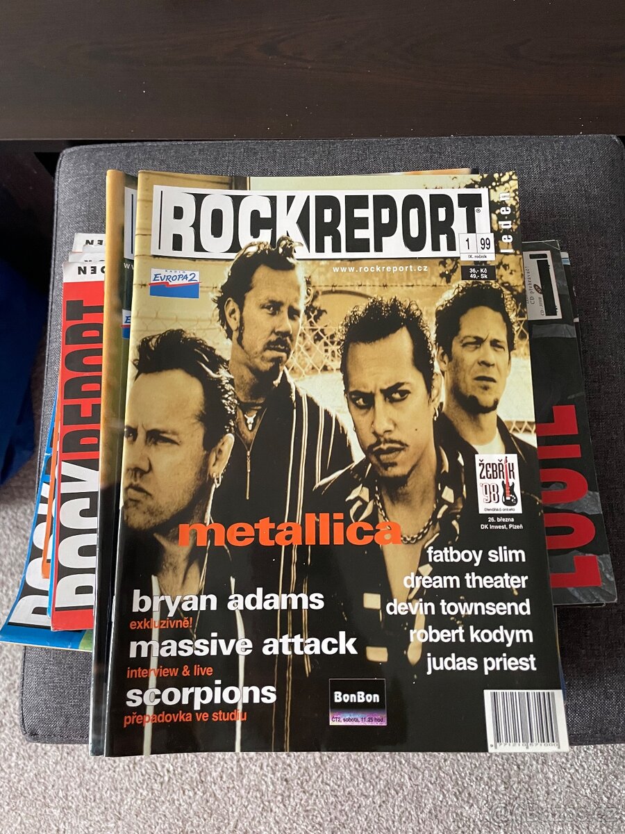 Hudební časopisy Melodie, Spark, Rock&Pop, Rock report - 2