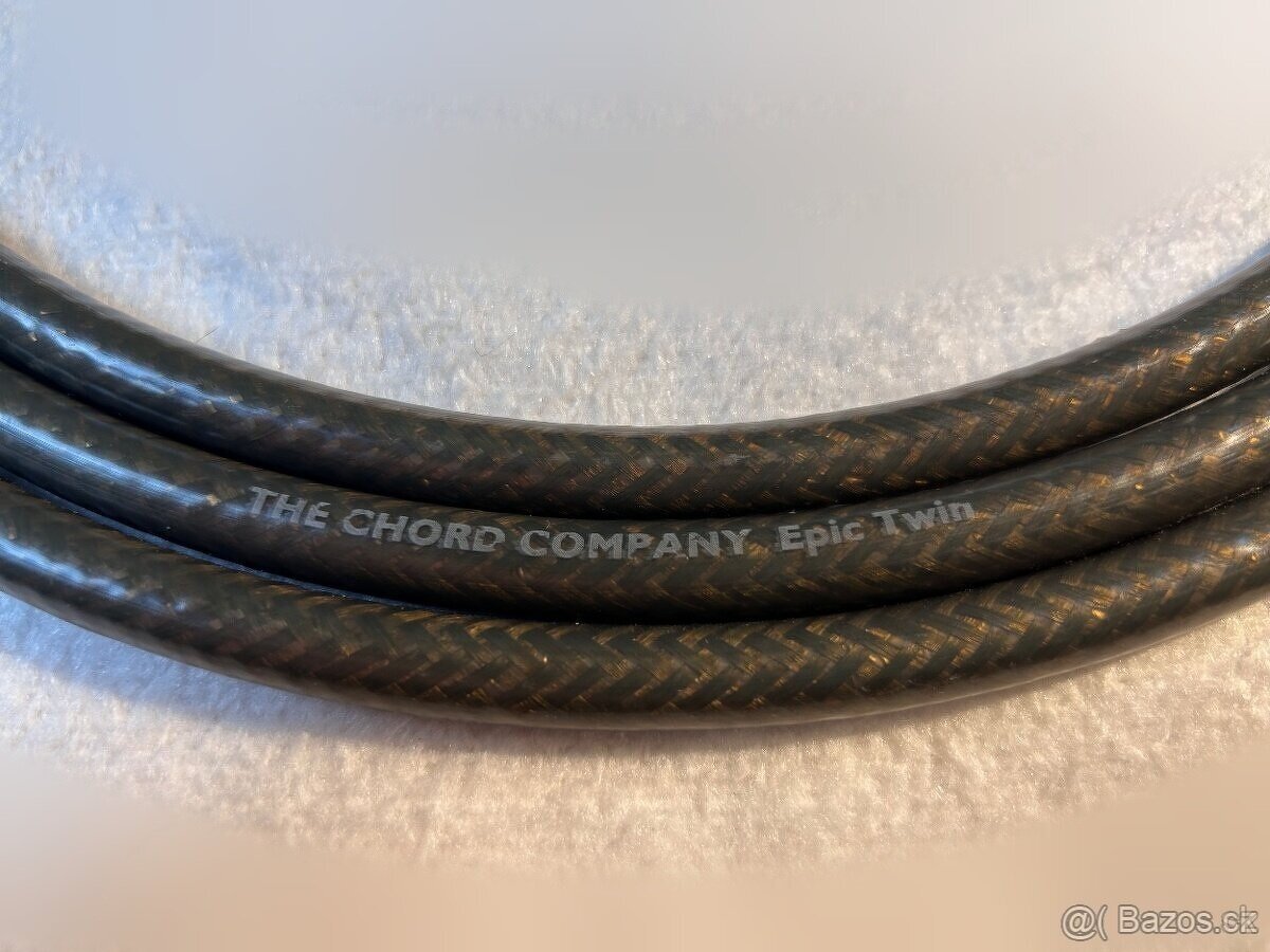 Reproduktorovy HiFi audio kabel Chord Epic Twin 2 x 3,5m - 2
