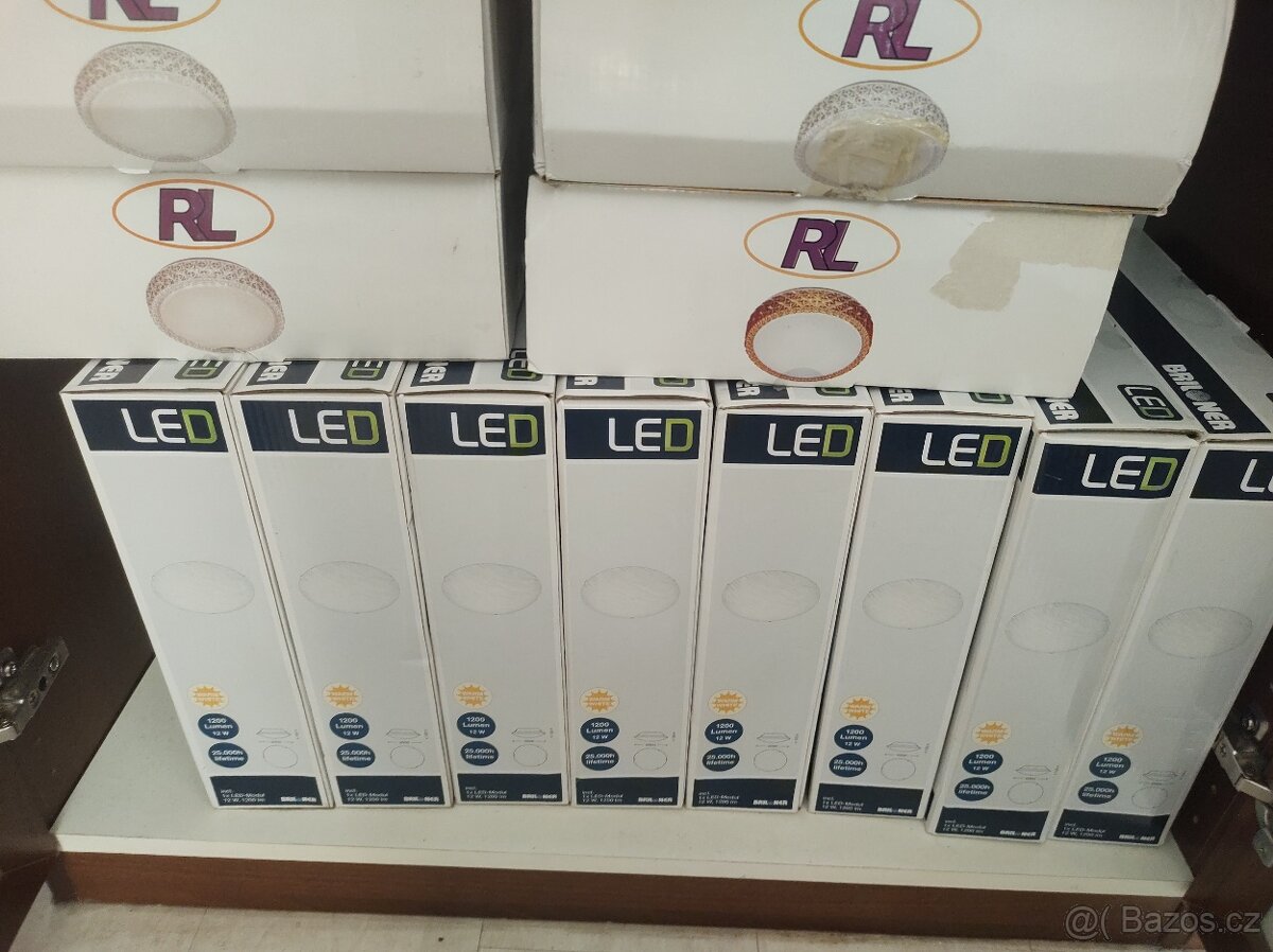 Stropní LED světla skleněné 30cm-nové - 2