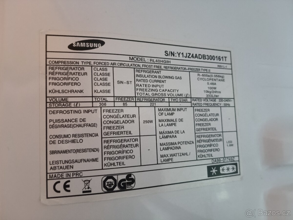 Komb.lednice s mrazákem Samsung - 2