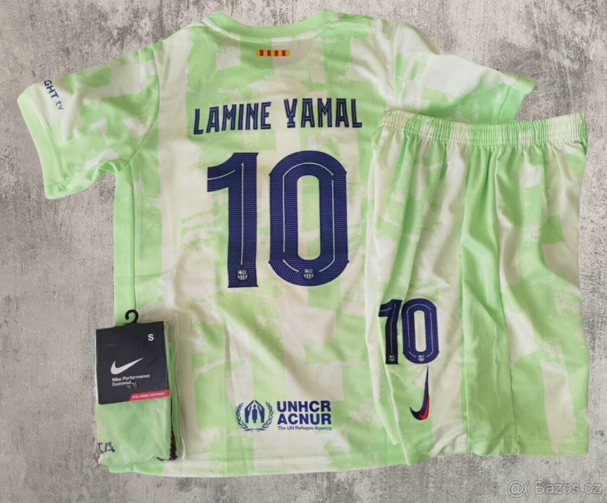 dres Yamal FC Barcelona green Cactus Jack by Travis Scott - 2