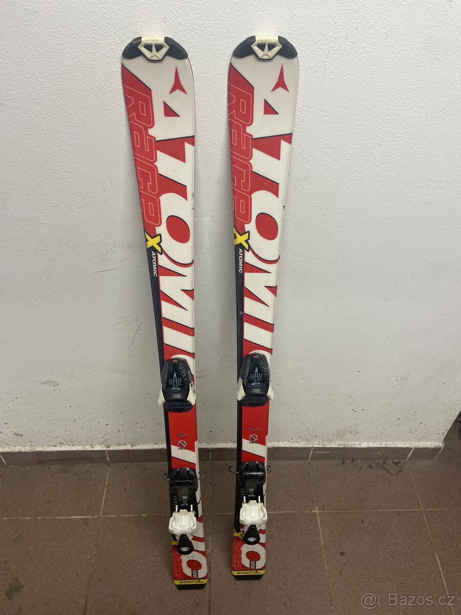 Dětské lyže Atomic 120cm hůlky nastavitelné do 100cm - 2