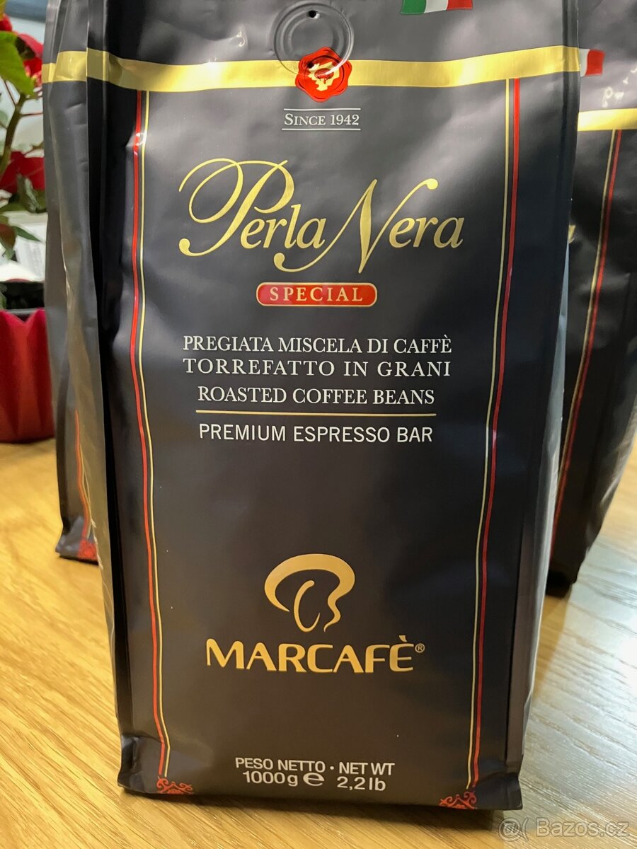 Zrnková káva PERLA NERA Special - balení 1kg - 2
