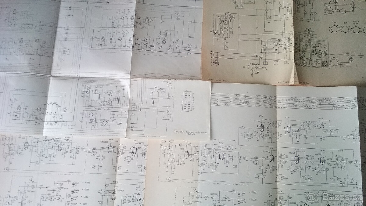 SCHEMATA STARÝCH TV,RÁDIÍ,ZESILOVAČŮ... - 2