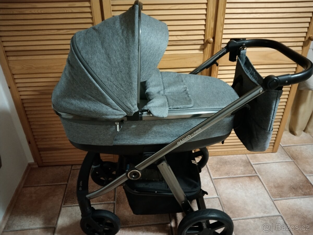 Kočárek Espiro Next Up Chrome 607 Gray Shades - 2