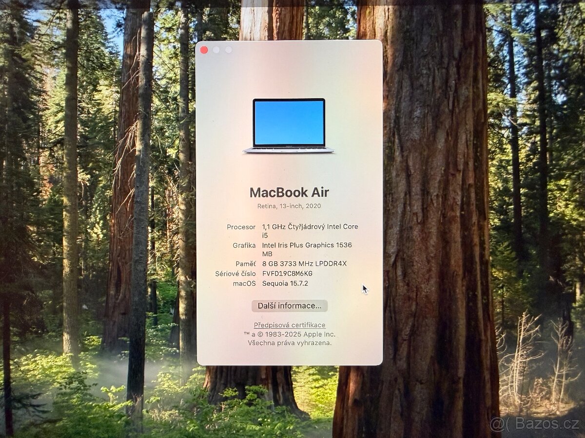 MacBook Air 2020, Intel Core i5 - 2