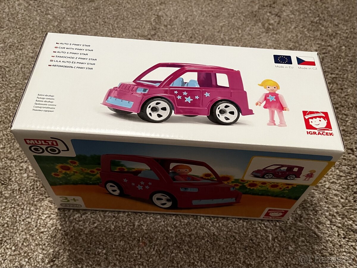 Hračka, Igráček s autem - NOVÁ - 2