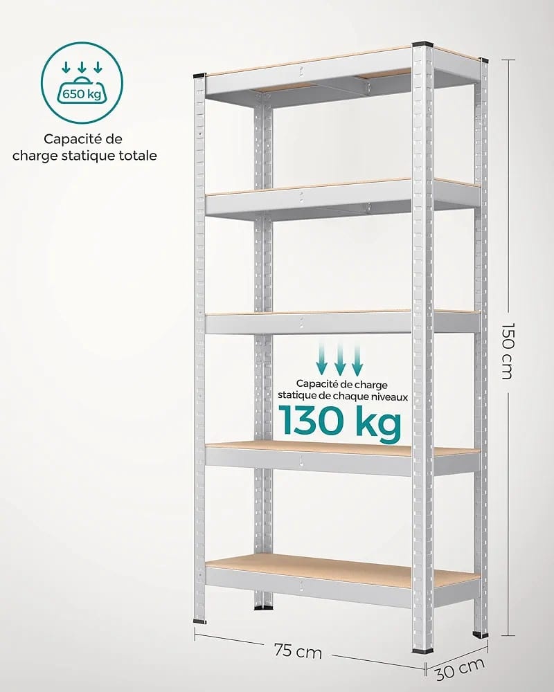 NOVÝ KOVOVÝ REGÁL - 2