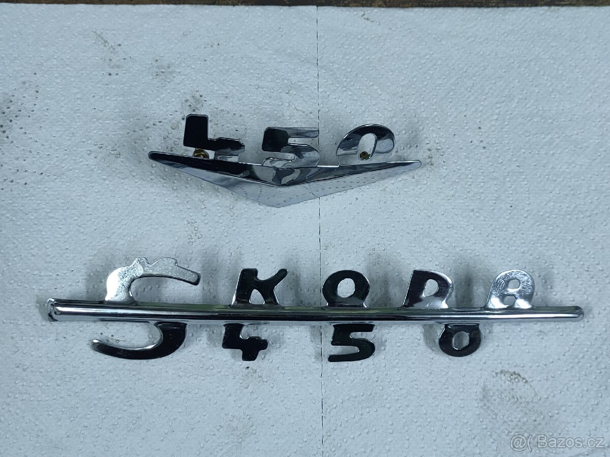 Nápisy Škoda 450 - 2
