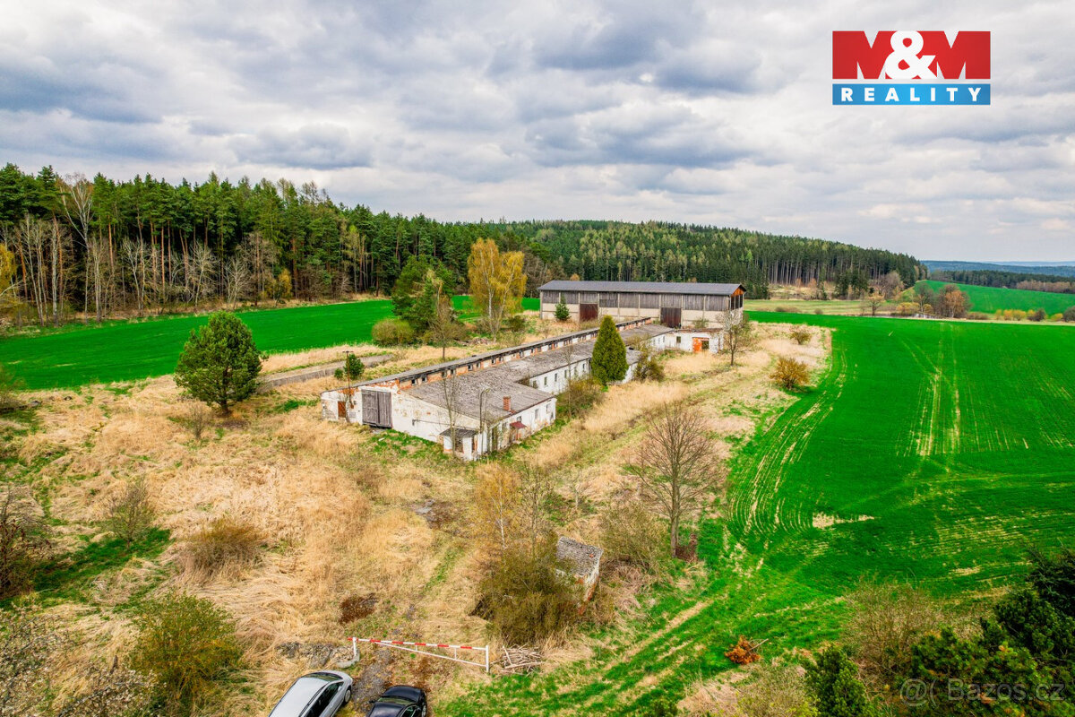 Prodej zemědělského objektu, 9558 m², Všemyslice - 2