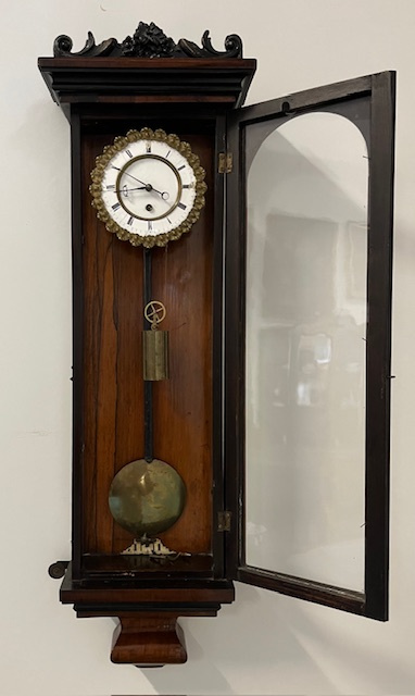 Malé hodiny biedermeier - 75 cm originál. - 2