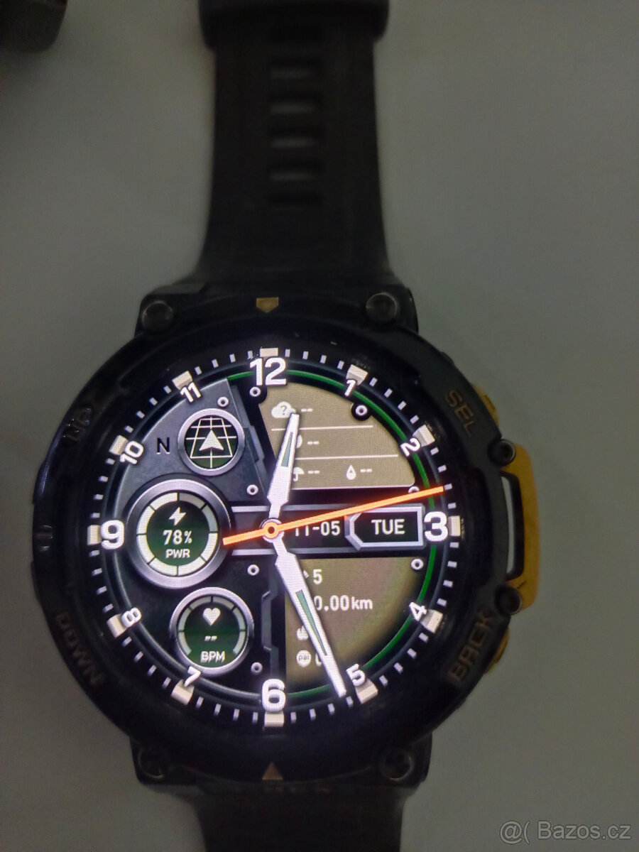 Chytré hodinky Amazfit T-Rex 2 A2170, originál nabíječka - 2