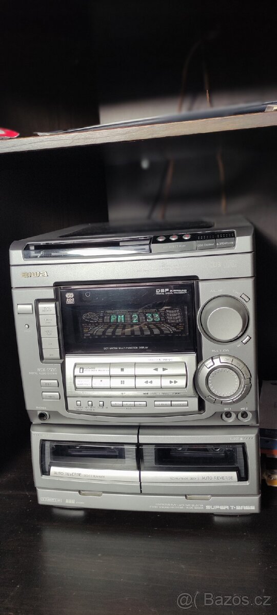 starší věź Aiwa + dřevěné repro - 2