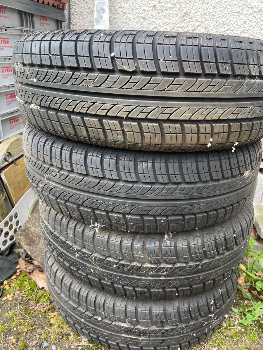 5x kolo Octavia 1, golf 4 včetně pneu - 2